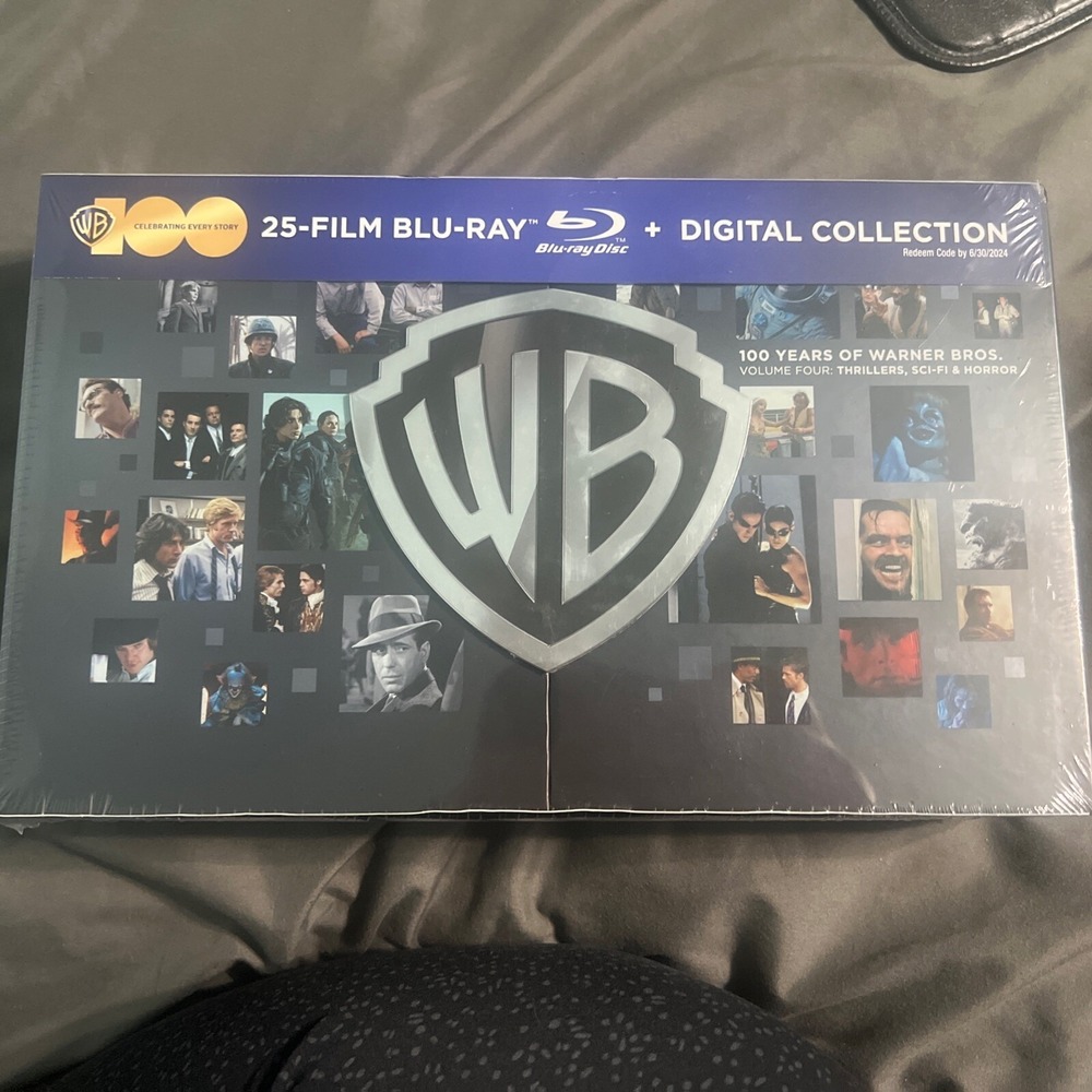 WB 100th 25 Film Collection, Volume 4 Thrillers, Sci-fi, Horror Blu-ray NEW